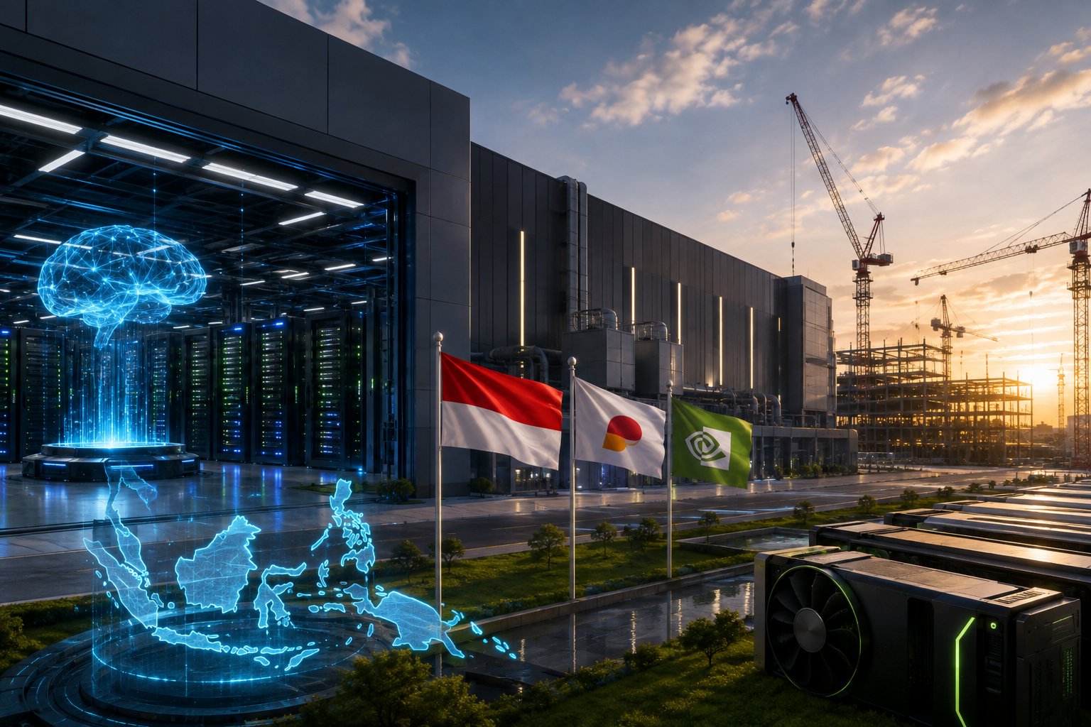 Gandeng NVIDIA dan Indosat, Indonesia Bangun Pabrik Kecerdasan Artifisial Terbesar se-Asia Tenggara