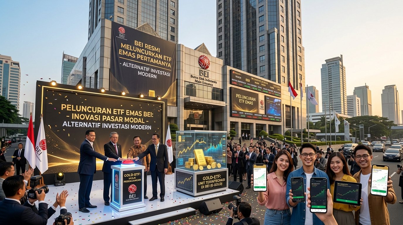 Inovasi Pasar Modal BEI Resmi Meluncurkan ETF Emas Pertamanya sebagai Alternatif Investasi Modern