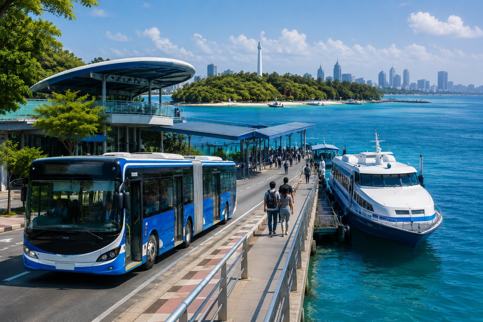 Integrasi Rute Darat dan Laut Transjakarta Resmi Kelola Transportasi Kepulauan Seribu pada 2027