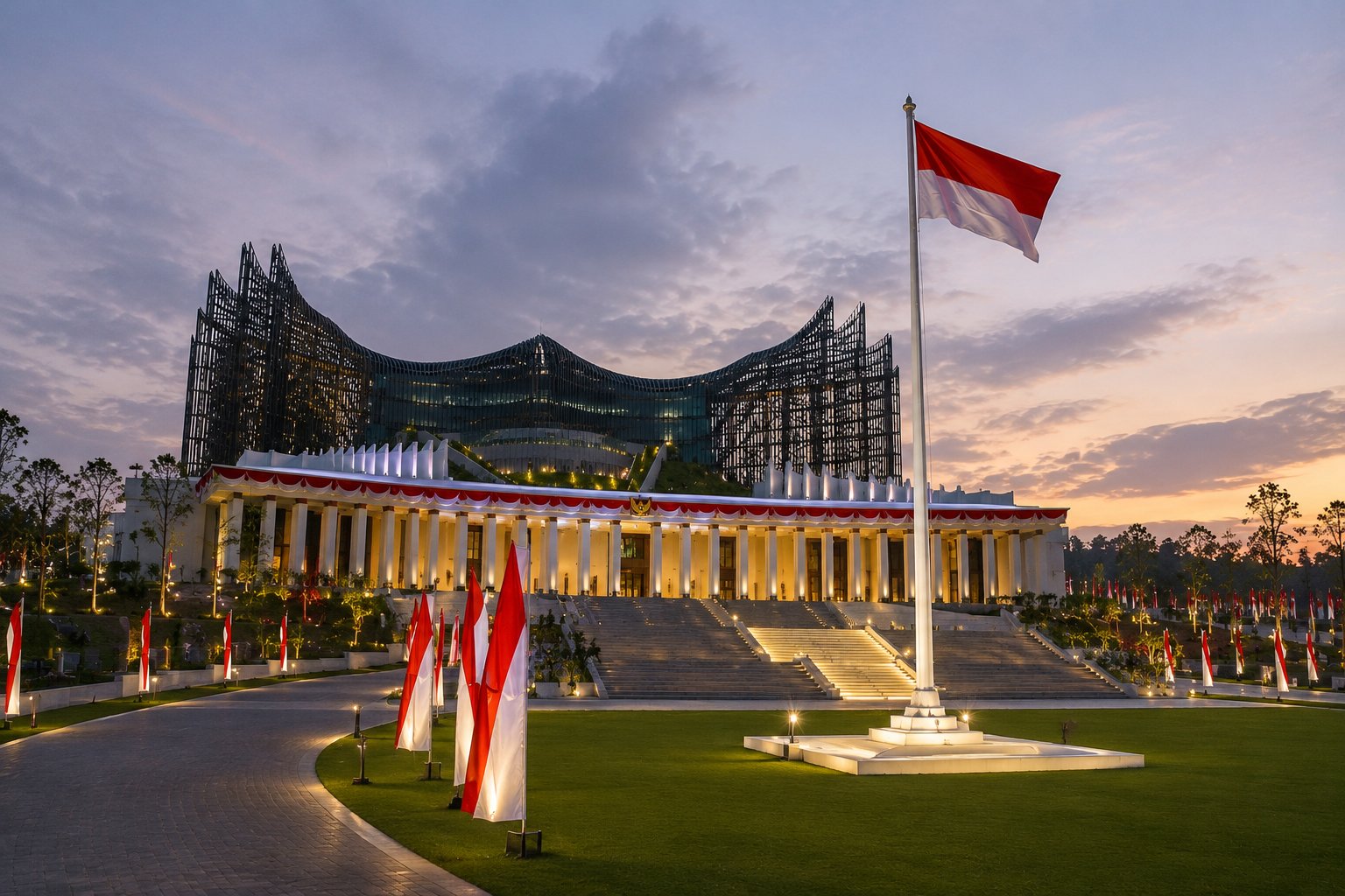 Jelang HUT ke-81 RI, Istana Negara di IKN Dipastikan Siap 100 Persen untuk Upacara Perdana