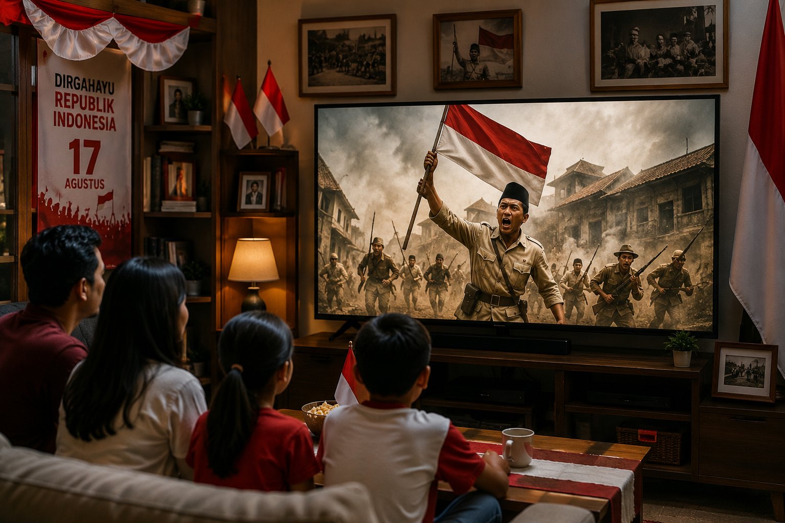 Film Sejarah Lokal Dominasi TV indonesia Jelang 17 Agustus