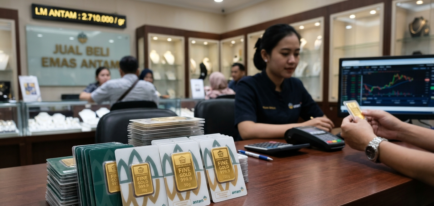 Emas Antam Tembus Rp 2,71 Juta per Gram, Harga Buyback Ikut Melonjak Rp 35 Ribu