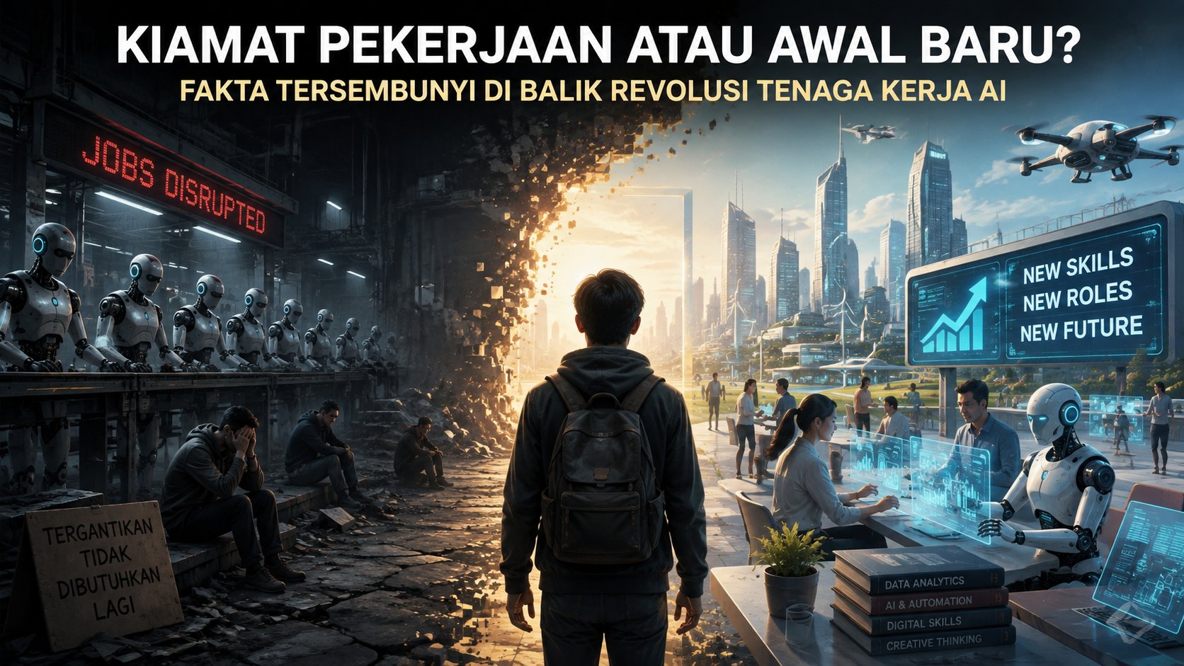 Kiamat Pekerjaan atau Awal Baru? Fakta Tersembunyi di Balik Revolusi Tenaga Kerja AI