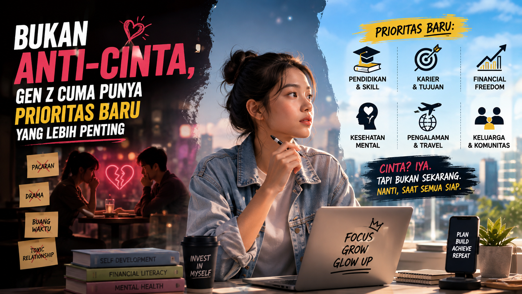 Bukan Anti-Cinta, Gen Z Cuma Punya Prioritas Baru yang Lebih Penting