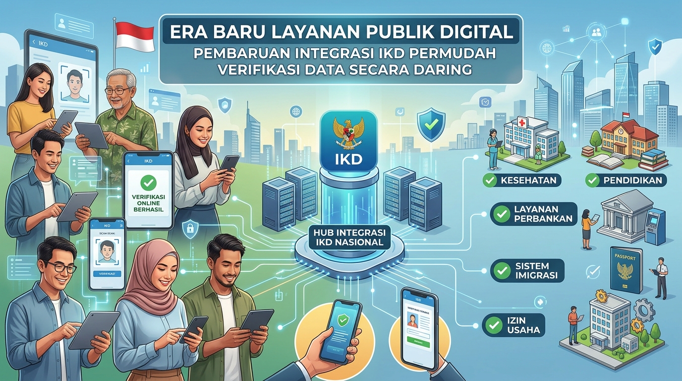 Era Baru Layanan Publik Digital Pembaruan Integrasi IKD Permudah Verifikasi Data Masyarakat Secara Daring