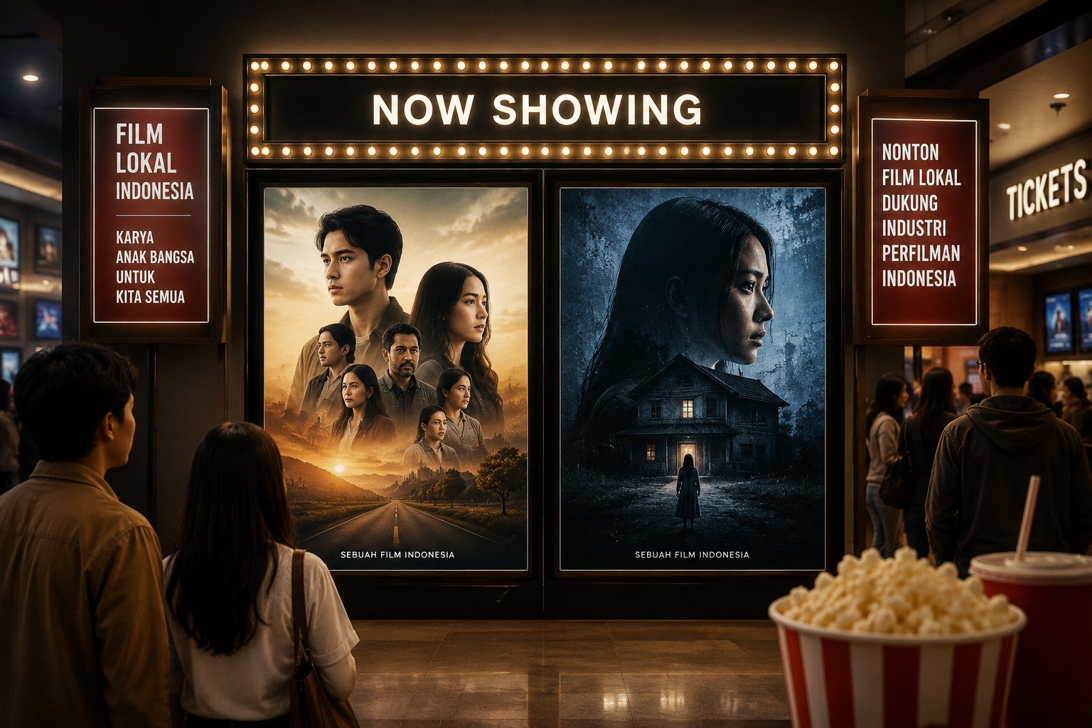 Dua Film Lokal Indonesia Tayang Perdana di Bioskop Seluruh Tanah Air