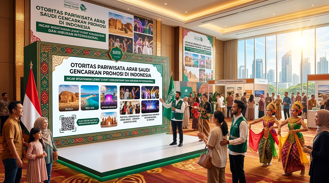 Otoritas Pariwisata Arab Saudi Gencarkan Promosi di Indonesia, Incar Wisatawan Lewat Event Kebudayaan dan Hiburan Internasional