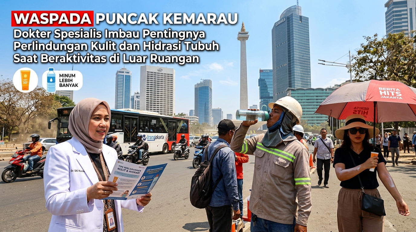 Waspada Puncak Kemarau Dokter Spesialis Imbau Pentingnya Perlindungan Kulit dan Hidrasi Tubuh Saat Beraktivitas di Luar Ruangan