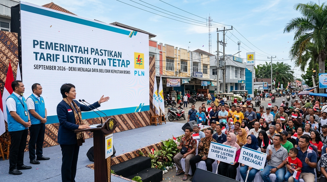 Pemerintah Pastikan Tarif Listrik PLN Tetap Pada September 2026 Demi Menjaga Daya Beli dan Kepastian Bisnis