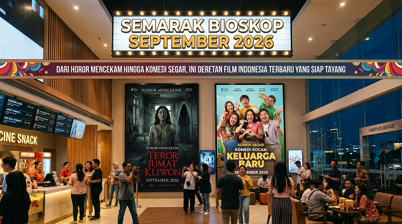 Semarak Bioskop September 2026 Dari Horor Mencekam Hingga Komedi Segar, Ini Deretan Film Indonesia Terbaru yang Siap Tayang