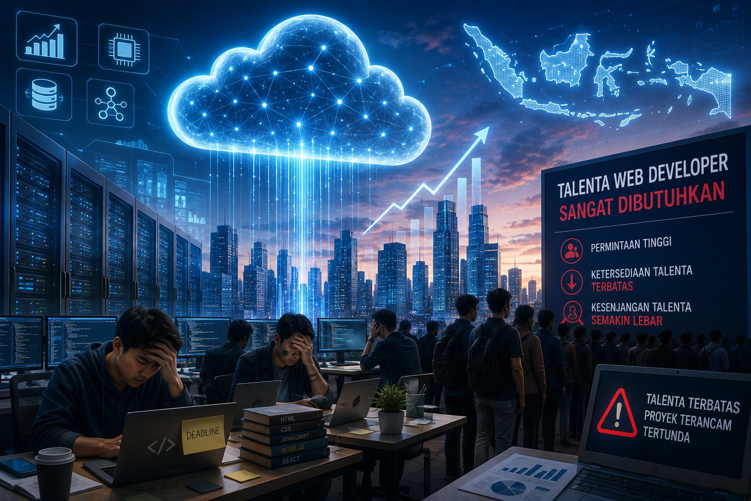 Ekosistem Cloud Meroket, Industri Nasional Kekurangan Talenta Web Developer