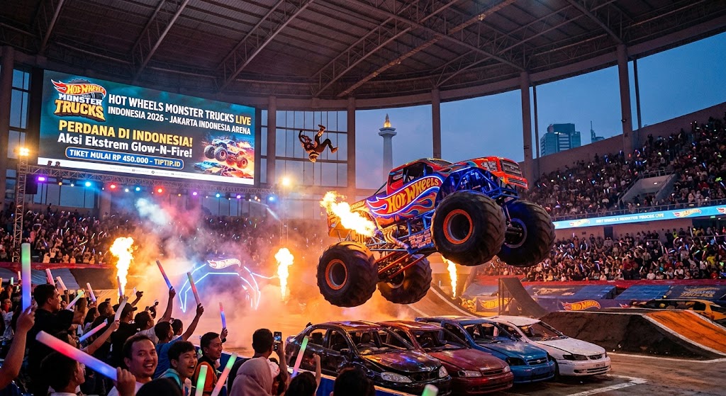 Cetak Sejarah! Hot Wheels Monster Trucks Live Perdana Hadir di Indonesia, Bukti Ganasnya Pasar Otomotif Miniatur