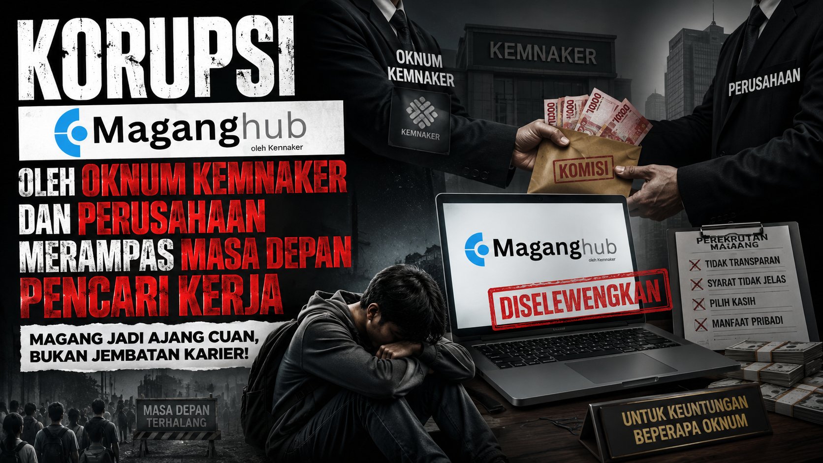 Korupsi MagangHub oleh Oknum Kemnaker dan Perusahaan Merampas Masa Depan Pencari Kerja