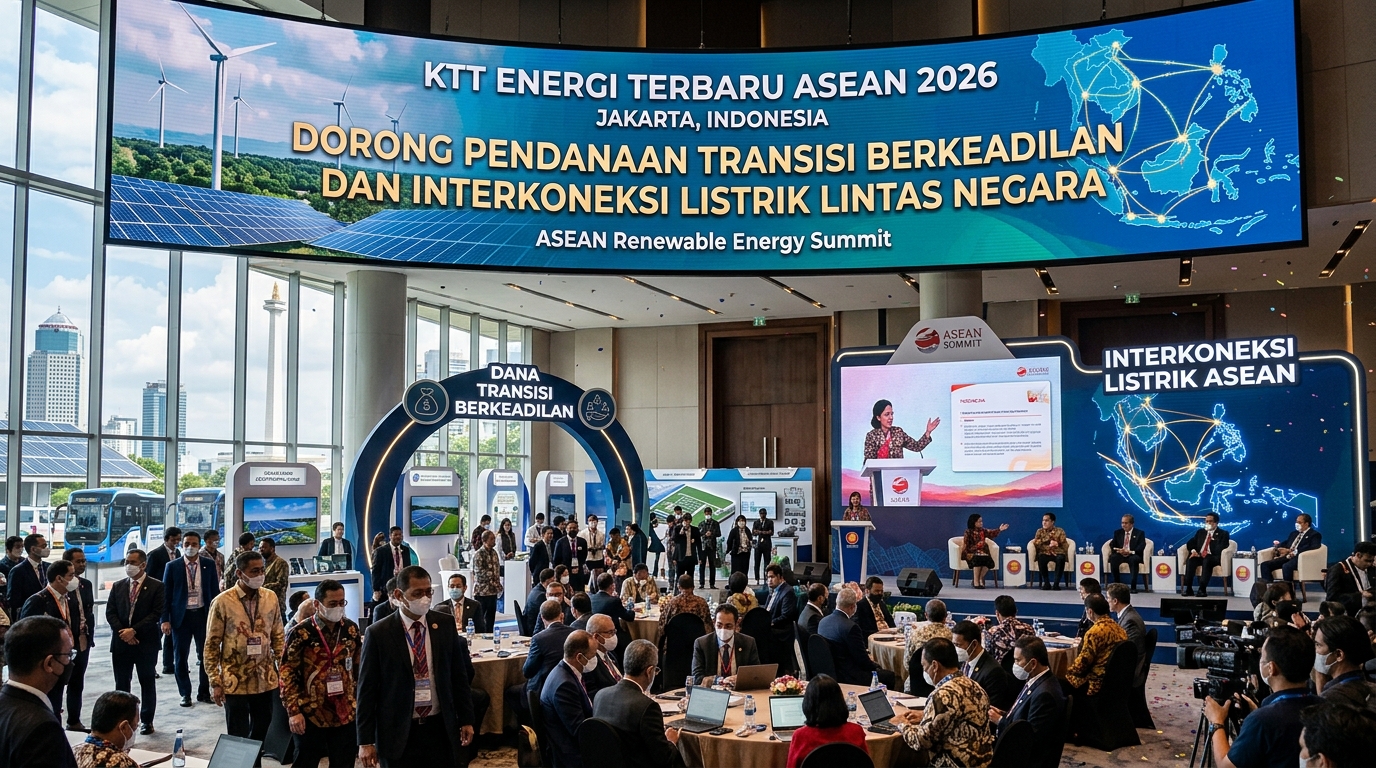 Jakarta Jadi Tuan Rumah KTT Energi Terbarukan ASEAN Dorong Pendanaan Transisi Berkeadilan dan Interkoneksi Listrik Lintas Negara