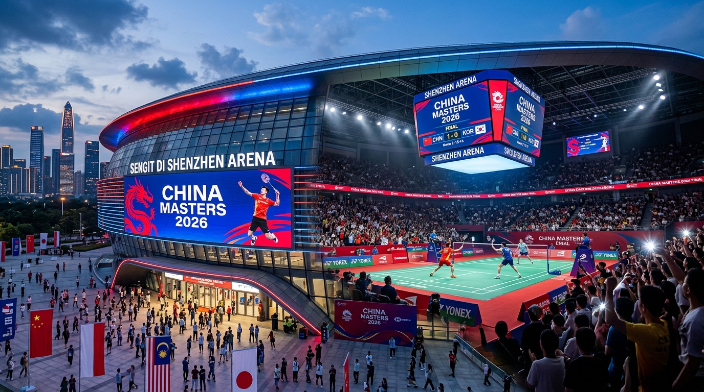 Sengit di Shenzhen Arena China Masters 2026 Memasuki Babak Krusial dan Puncak Perebutan Gelar Juara