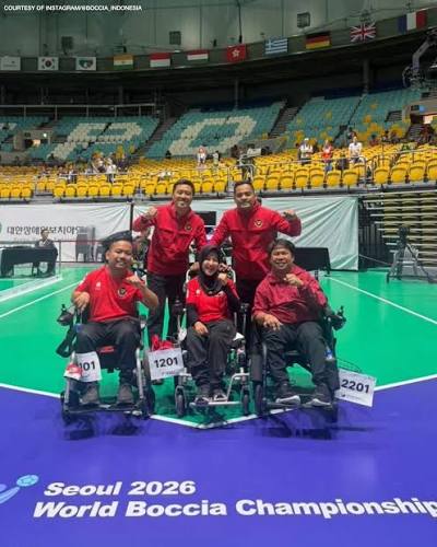 Debut Sensasional di Seoul Timnas Boccia Indonesia Sukses Rebut Gelar Juara Umum Kejuaraan Dunia 2026