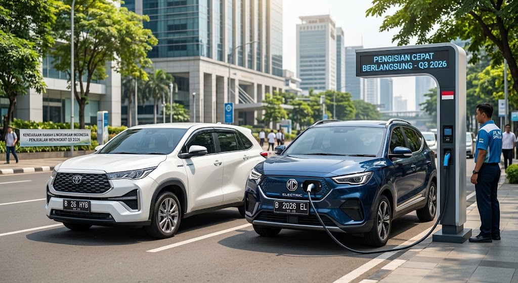 Penjualan Mobil Hybrid dan Listrik di Indonesia Melonjak Tajam pada Kuartal III 2026