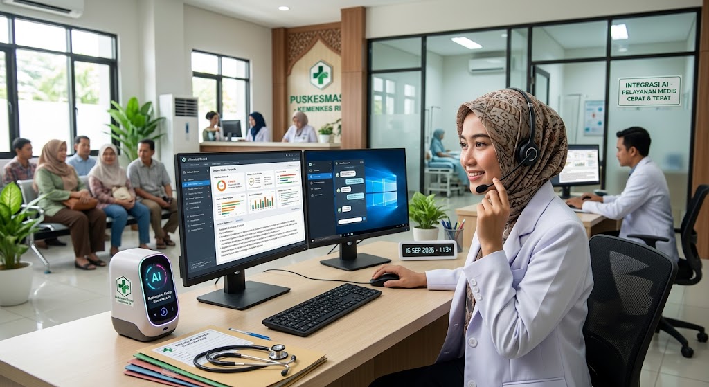 Transformasi Layanan Kesehatan, Kemenkes Resmikan Integrasi AI Rekam Medis Terpadu di Ribuan Puskesmas