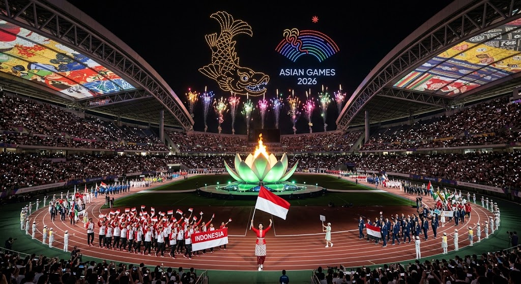 Spektakuler! Pembukaan Asian Games 2026 di Aichi-Nagoya Resmi Dimulai, Harmoni Budaya dan Teknologi Masa Depan