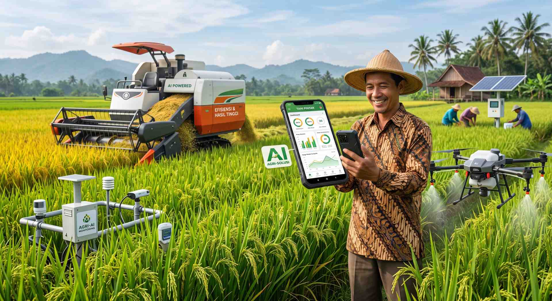 Pemanfaatan Kecerdasan Buatan di Sektor Pertanian Meningkatkan Hasil Panen dan Efisiensi Petani