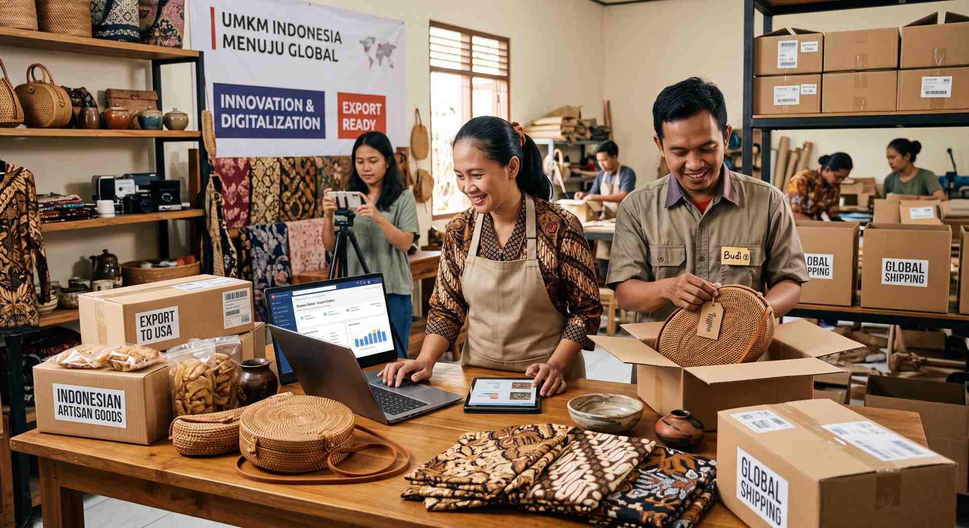 UMKM Lokal Mulai Menembus Pasar Ekspor Melalui Platform Digital dan Inovasi Produk