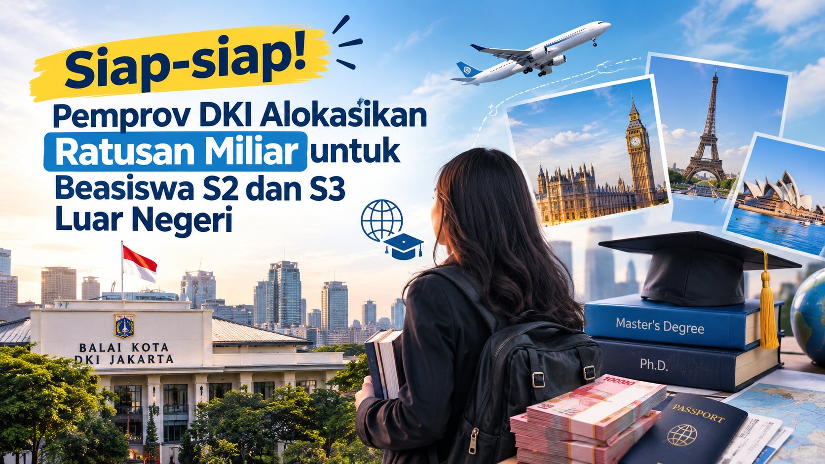 Siap-siap! Pemprov DKI Alokasikan Ratusan Miliar untuk Beasiswa S2 dan S3 Luar Negeri