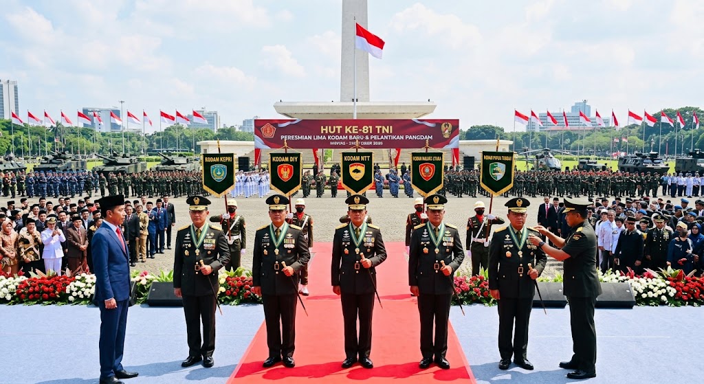 Ribuan Warga Padati Pameran Alutsista di Monas, Antusiasme Sambut HUT ke-81 TNI Makin Terasa