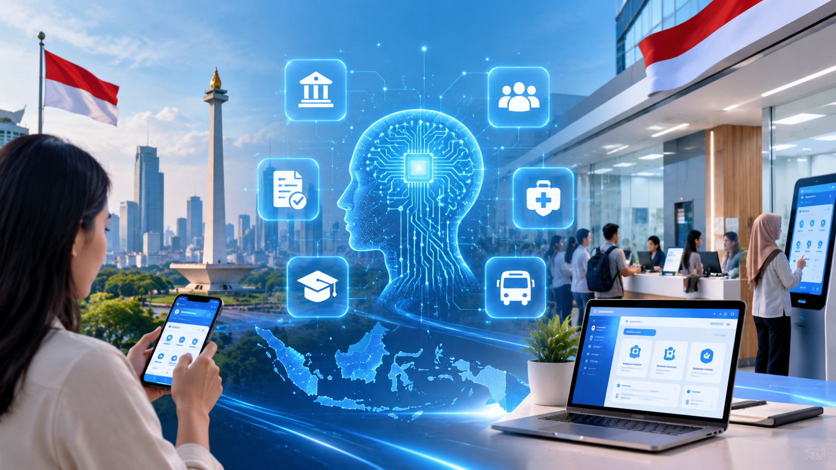 Lonjakan Adopsi Kecerdasan Buatan dan Transformasi Layanan Publik Digital di Indonesia
