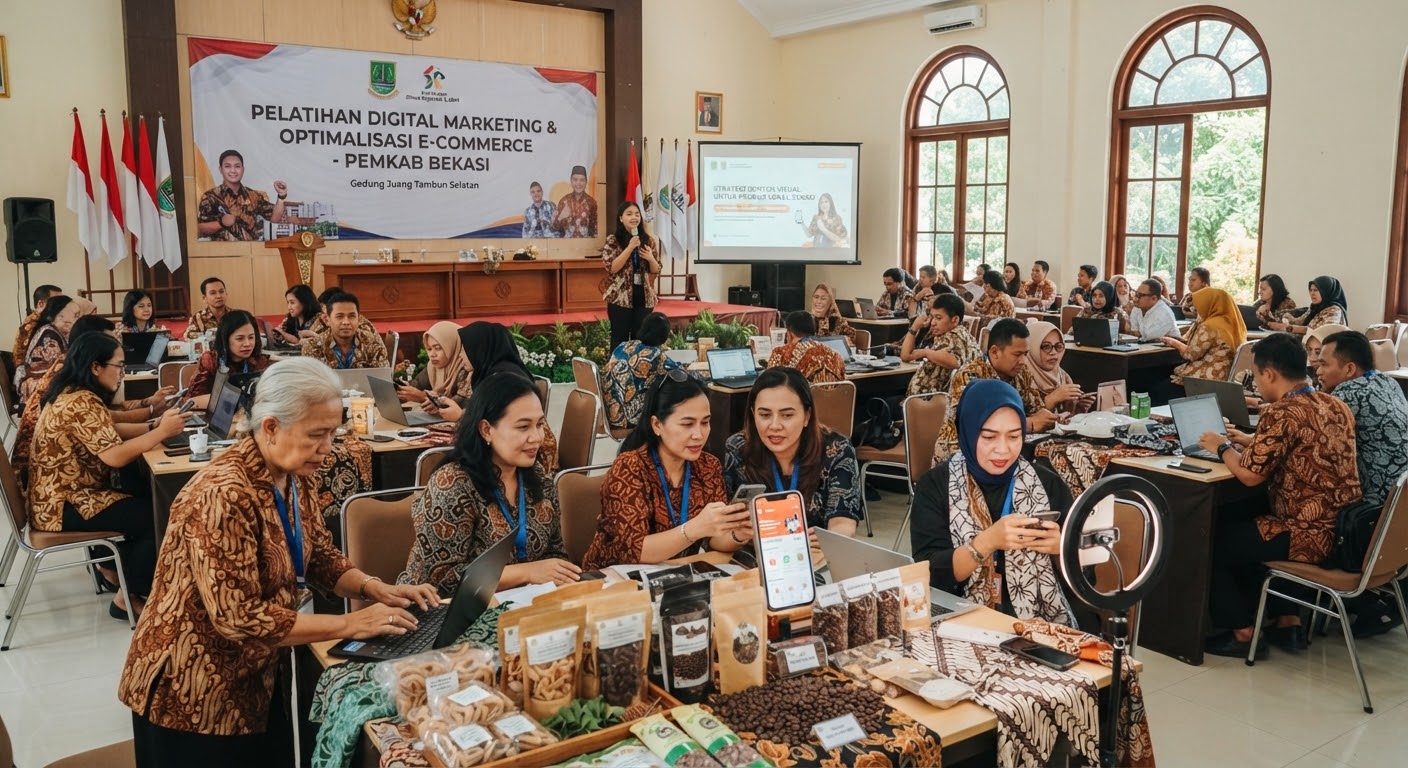 Pemkab Luncurkan Program Pelatihan Digital Marketing untuk Dorong Produk Lokal Go Global
