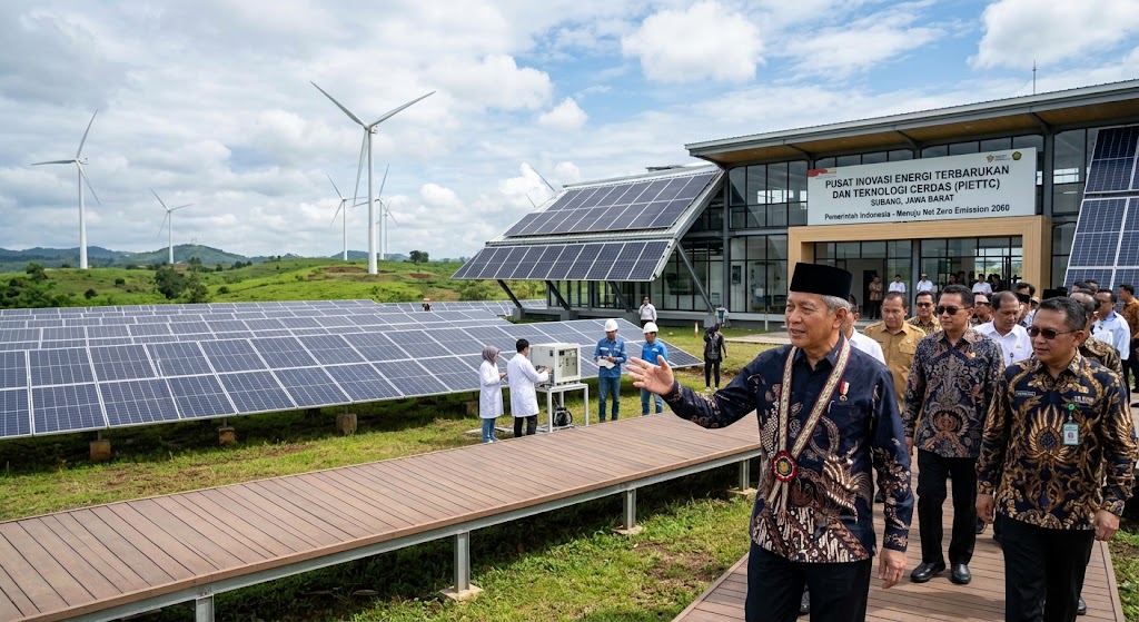 Pemerintah Resmikan Pusat Inovasi Energi Terbarukan Berbasis Teknologi Cerdas di Jawa Barat untuk Dorong Transisi Energi Nasional