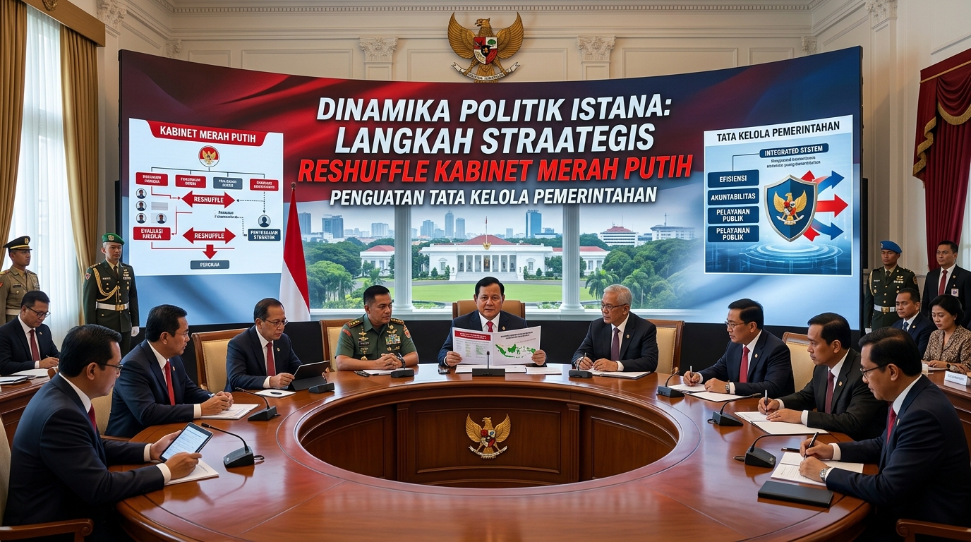 Dinamika Politik Istana Langkah Strategis Reshuffle Kabinet Merah Putih dan Penguatan Tata Kelola Pemerintahan