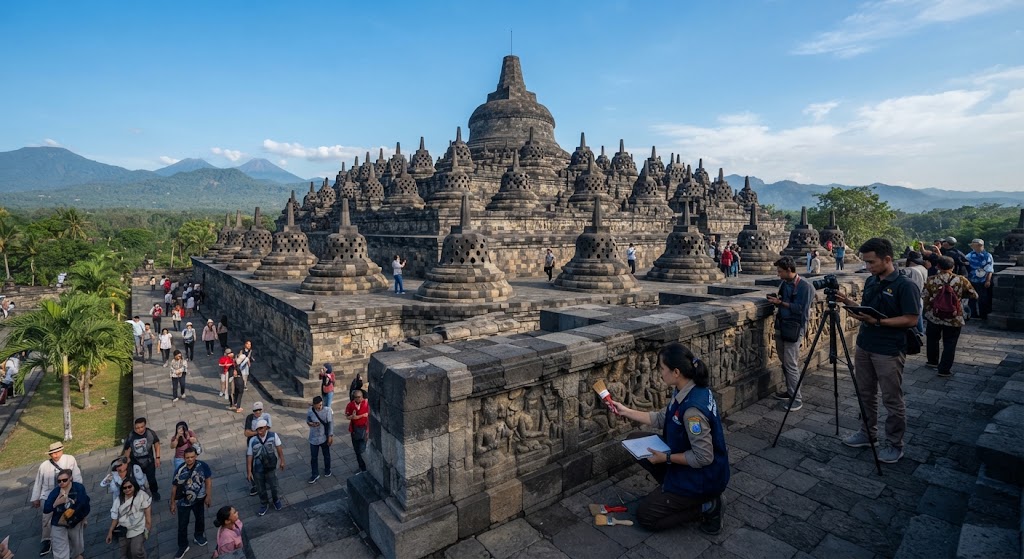Upaya Penyelamatan Monumen Bersejarah Candi Borobudur Melalui Pemugaran Stupa Utama dan Riset Arkeologi Berkelanjutan