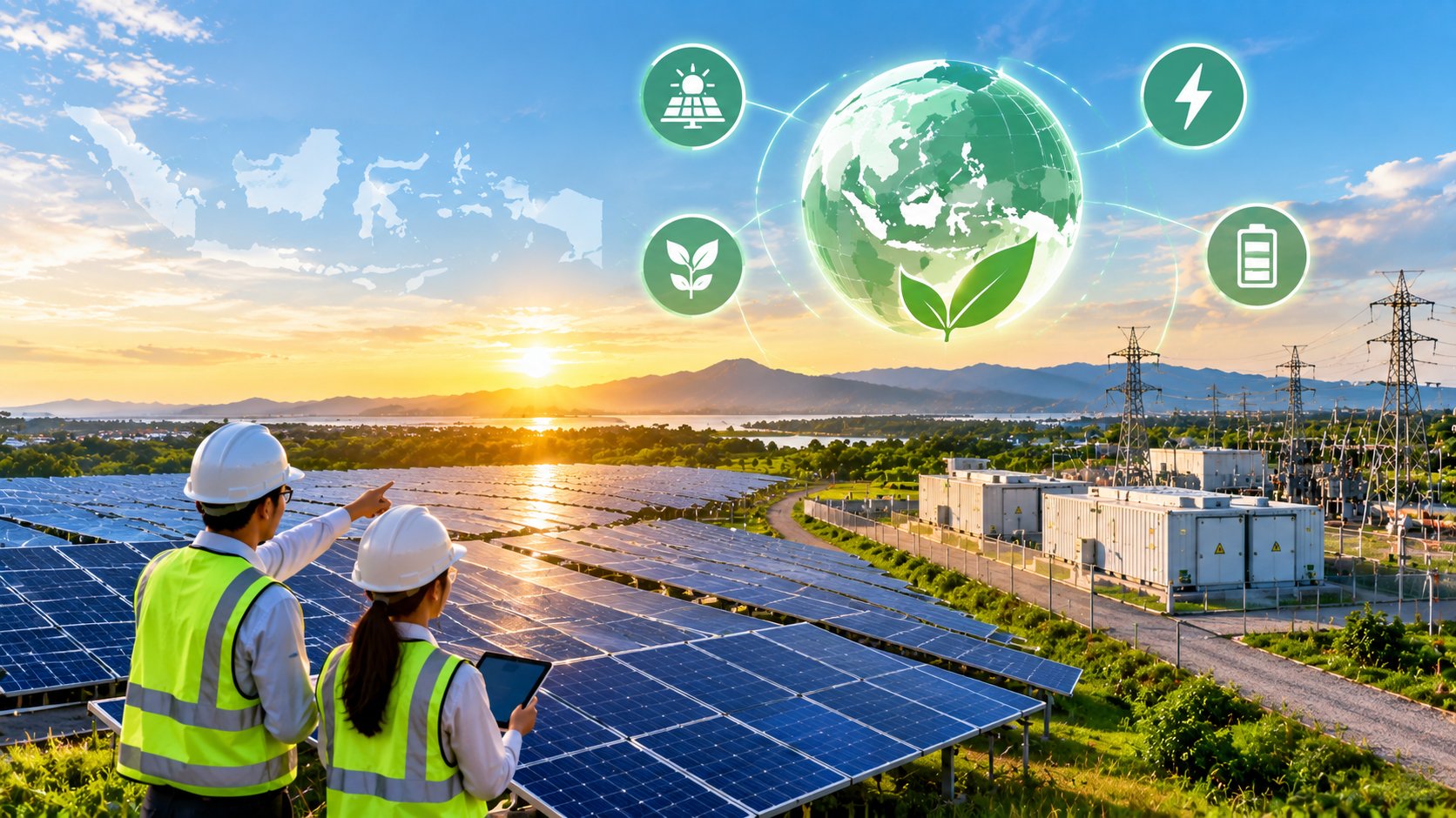 Pemerintah Dorong Percepatan Transisi Energi Bersih Melalui Pembangunan Pembangkit Listrik Tenaga Surya Skala Besar