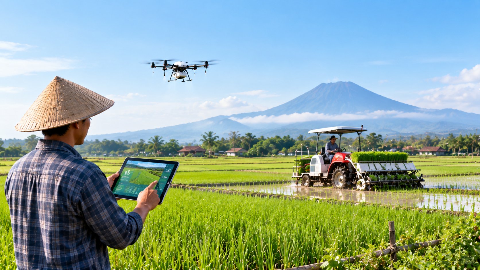 Pemerintah Dorong Kemandirian Pangan Nasional Melalui Program Modernisasi Pertanian dan Perluasan Areal Tanam