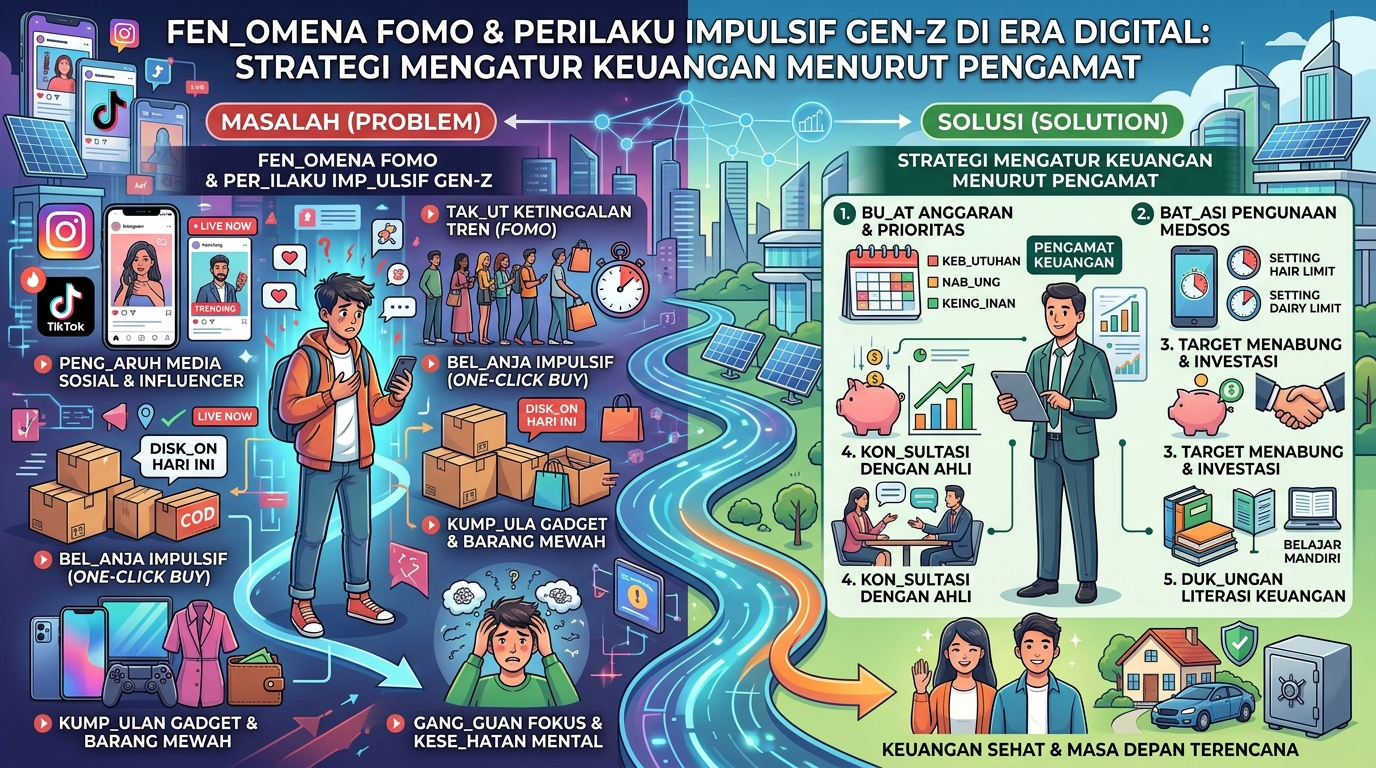 Fenomena FOMO dan Perilaku Impulsif Gen-Z di Era Digital Strategi Mengatur Keuangan Menurut Pengamat