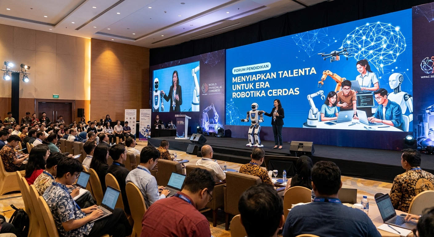 Forum Pendidikan World Physical AI Congress Menyiapkan Talenta untuk Era Robotika Cerdas