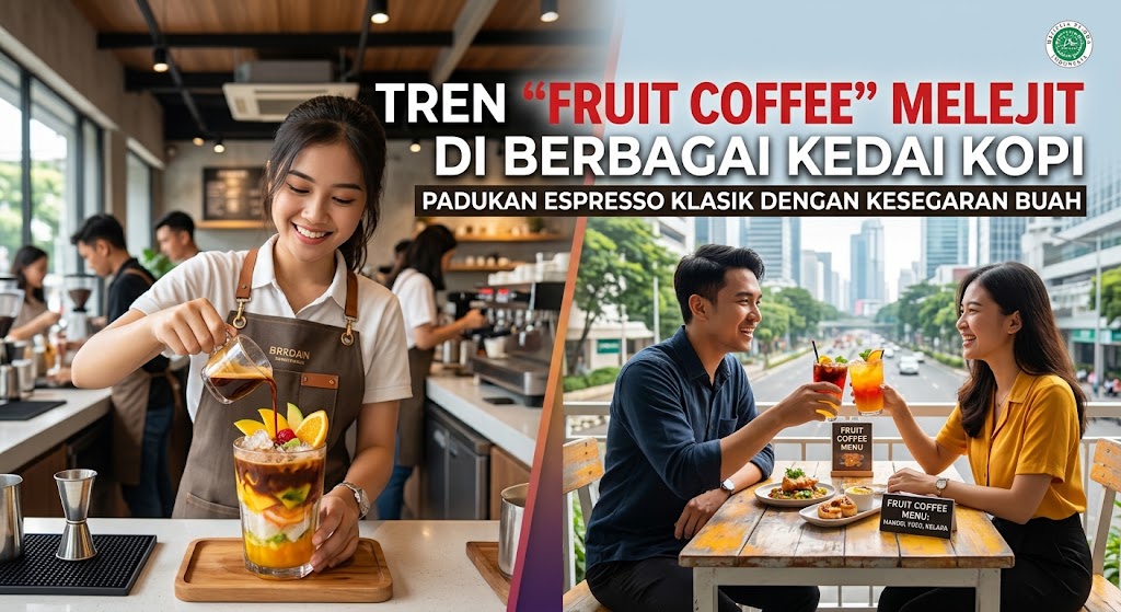 Tren "Fruit Coffee" Melejit di Berbagai Kedai Kopi, Padukan Espresso Klasik dengan Kesegaran Buah