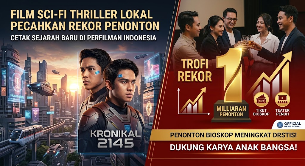 Cetak Sejarah Baru! Film Sci-Fi Thriller Lokal Pecahkan Rekor Penonton Bioskop Tanah Air