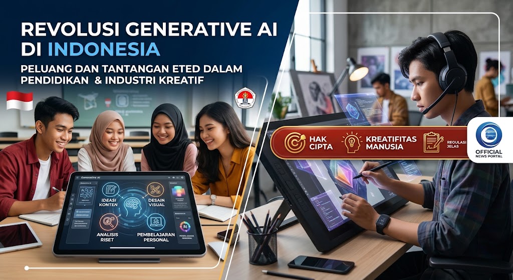 Revolusi Generative AI di Indonesia: Peluang Emas dan Tantangan Etika di Sektor Pendidikan serta Industri Kreatif