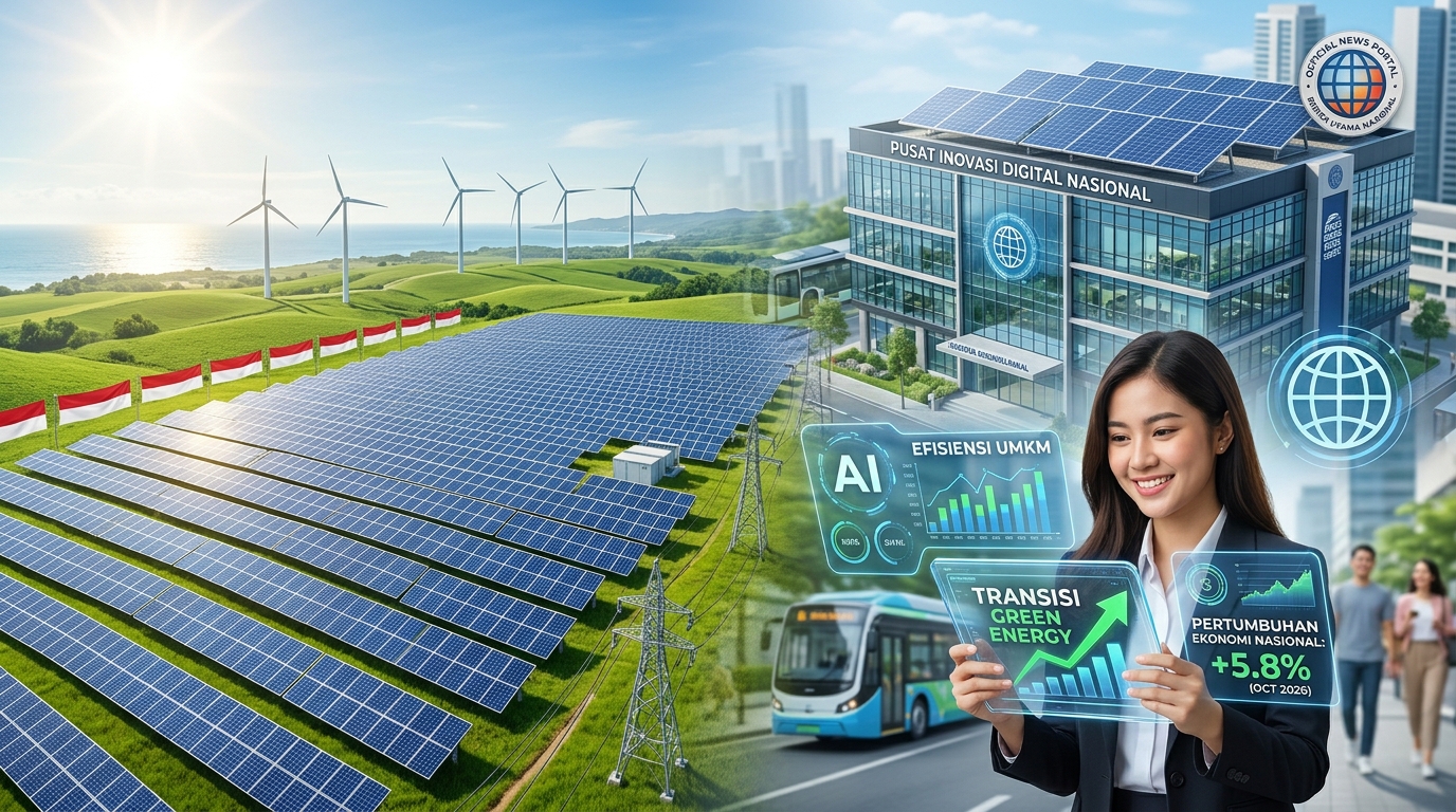 Lonjakan Adopsi Green Energy dan AI di Sektor Ekonomi Digital Jadi Sorotan Utama Nasional Per 26 Oktober 2026