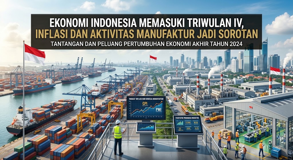 Ekonomi Indonesia Memasuki Triwulan IV, Inflasi dan Aktivitas Manufaktur Jadi Sorotan