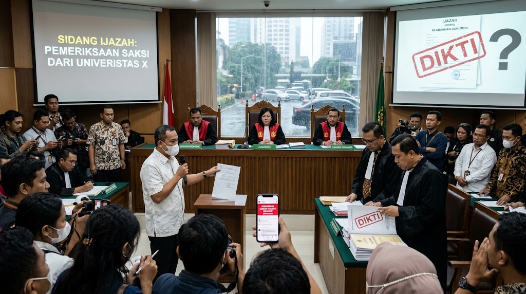 Drama Hukum Keabsahan Dokumen Akademik Ketika Ruang Sidang Menguji Kebenaran Ijazah Pejabat Publik