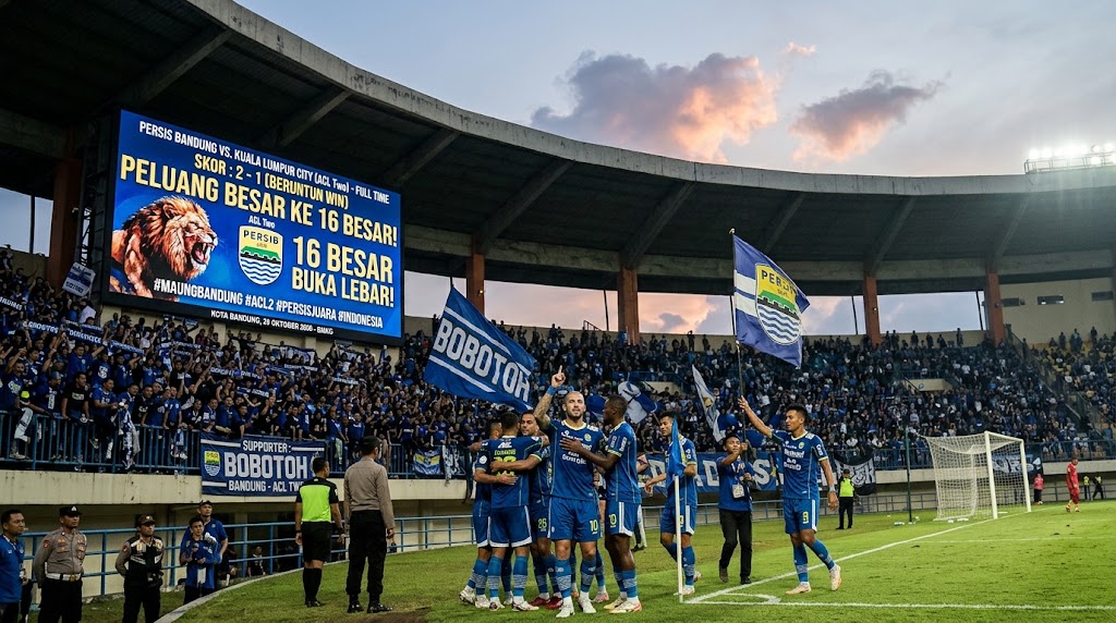 Laju Impresif Maung Bandung di Kancah Asia Persib Buka Lebar Peluang Menuju Babak 16 Besar ACL Two