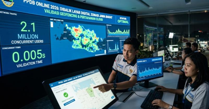 Dibalik Layar PPDB Digital 2026 Membedah Teknologi Geofencing dan Pertahanan Server Menghadapi Lonjakan Pendaftar