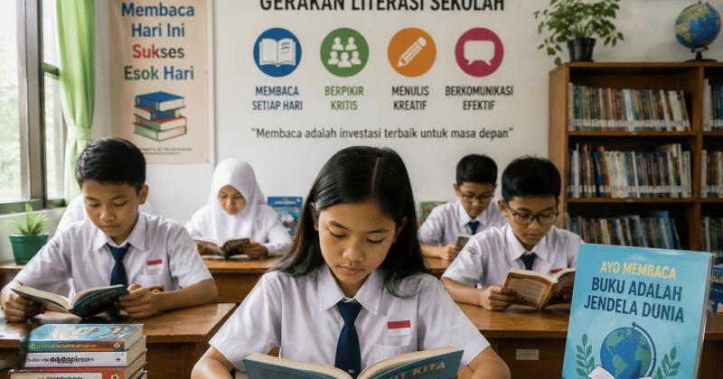 Pendidikan Indonesia Hadapi Tantangan Baru Minat Baca Pelajar Menurun di Era Digital
