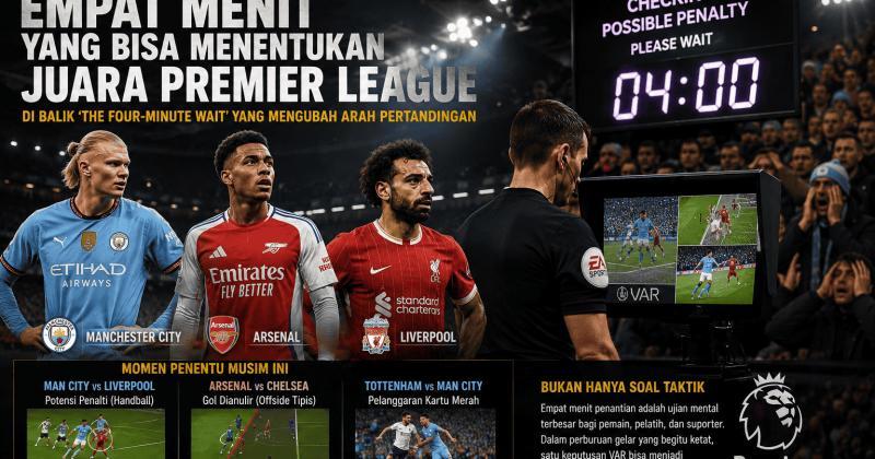 Drama 4 Menit: Detik-Detik yang Bisa Menentukan Juara Premier League