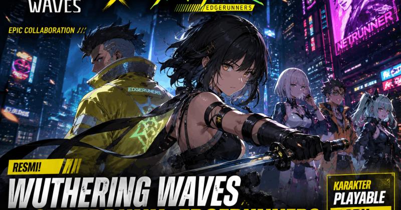 Kolaborasi Wuthering Waves x Cyberpunk Edgerunners Resmi Dipamerkan, Trailer Karakter Baru Langsung Bikin Gamer Hype