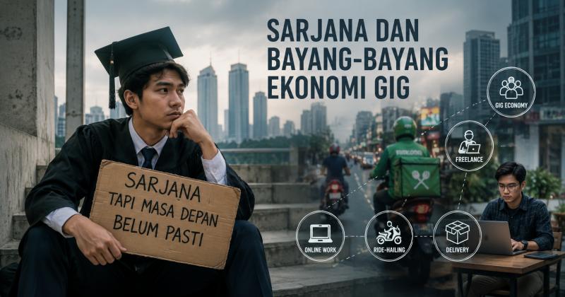 Ketika Gelar Sarjana Tak Lagi Menjamin Masa Depan Stabil di Era Ekonomi Gig