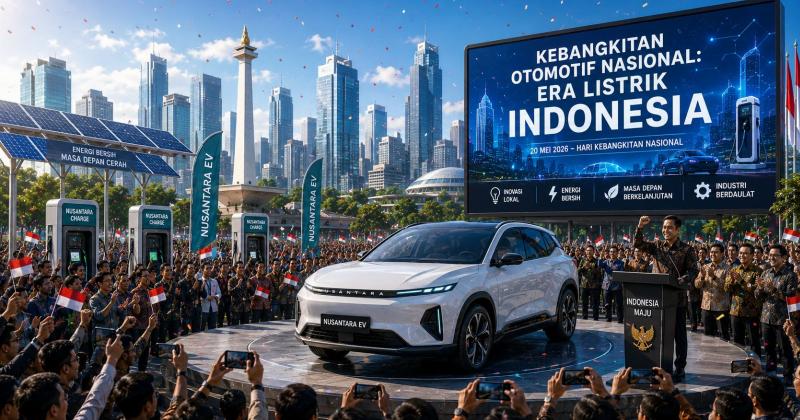 Hari Kebangkitan Nasional 2026! Tonggak Baru Industri Kendaraan Listrik Indonesia.