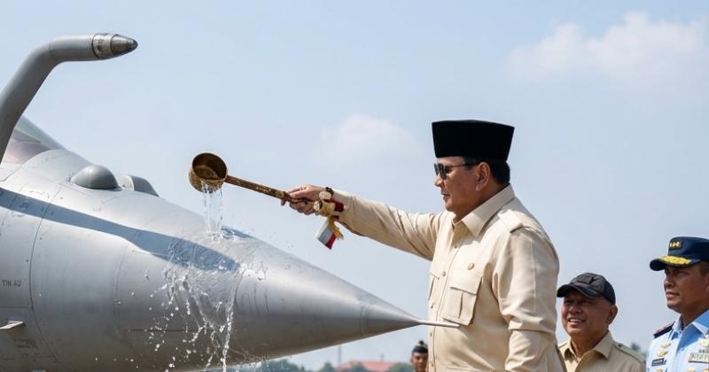 Perkuat Otot Udara Nasional Momentum Bersejarah Penyerahan Jet Tempur Rafale dan Falcon kepada TNI AU